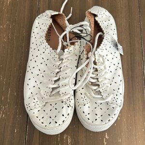 Torrid White Eyelet Sneakers